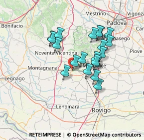 Mappa Via Altura, 35042 Este PD, Italia (11.535)