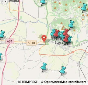 Mappa Via Altura, 35042 Este PD, Italia (4.574)