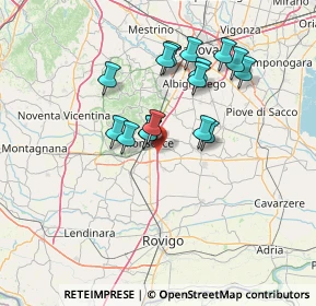 Mappa A13 Bologna - Padova, 35043 Monselice PD, Italia (11.92688)