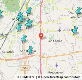 Mappa A13 Bologna - Padova, 35043 Monselice PD, Italia (2.62273)