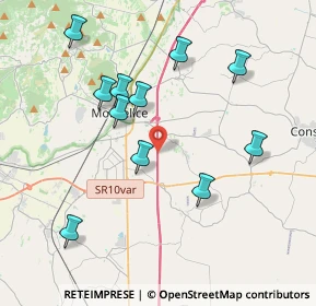 Mappa A13 Bologna - Padova, 35043 Monselice PD, Italia (3.90545)