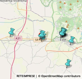 Mappa Via Papa Giovanni XXIII, 35045 Ospedaletto Euganeo PD, Italia (3.59615)