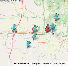 Mappa Via Papa Giovanni XXIII, 35045 Ospedaletto Euganeo PD, Italia (3.46909)