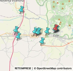 Mappa Via Papa Giovanni XXIII, 35045 Ospedaletto Euganeo PD, Italia (2.95583)