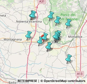 Mappa Via Papa Giovanni XXIII, 35045 Ospedaletto Euganeo PD, Italia (5.78733)