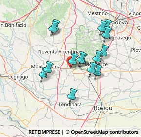 Mappa Via Papa Giovanni XXIII, 35045 Ospedaletto Euganeo PD, Italia (12.52933)