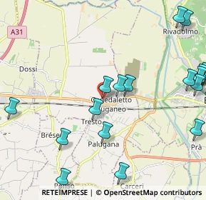 Mappa Via Papa Giovanni XXIII, 35045 Ospedaletto Euganeo PD, Italia (2.906)