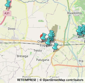 Mappa Via Papa Giovanni XXIII, 35045 Ospedaletto Euganeo PD, Italia (2.21833)