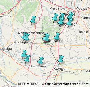 Mappa Via Vincenzo Scamozzi, 35042 Este PD, Italia (14.05444)