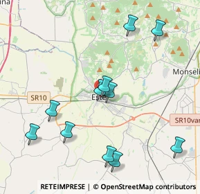 Mappa Via Vincenzo Scamozzi, 35042 Este PD, Italia (4.28182)