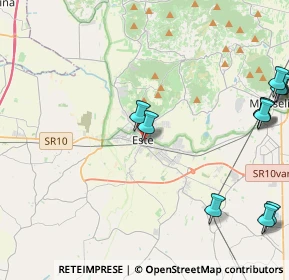 Mappa Via Vincenzo Scamozzi, 35042 Este PD, Italia (5.89083)