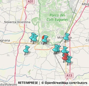 Mappa 35042 Este PD, Italia (6.67545)
