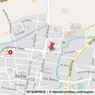 Mappa Via Virgilio, 4, 46041 Asola, Mantova (Lombardia)