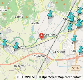 Mappa Via Motta, 35043 Monselice PD, Italia (3.28583)