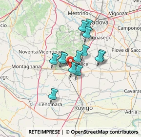 Mappa Via Motta, 35043 Monselice PD, Italia (9.42462)