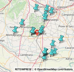 Mappa Via Motta, 35043 Monselice PD, Italia (14.9245)