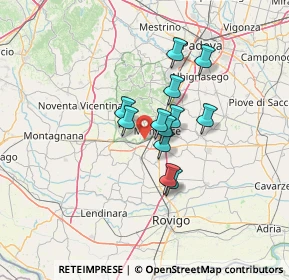 Mappa Via Motta, 35043 Monselice PD, Italia (9.03667)