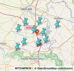 Mappa 13010 Casale Monferrato AL, Italia (5.87909)