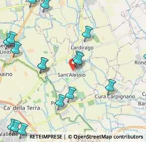 Mappa Via Lardirago, 27016 Sant'Alessio con vialone PV, Italia (3.0335)