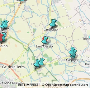 Mappa Via Lardirago, 27016 Sant'Alessio con vialone PV, Italia (2.8945)