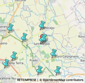 Mappa Via Lardirago, 27016 Sant'Alessio con vialone PV, Italia (2.54333)