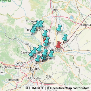 Mappa 10080 San Benigno Canavese TO, Italia (10.942)