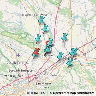 Mappa 10080 San Benigno Canavese TO, Italia (5.63)