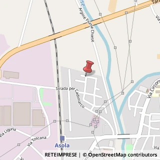 Mappa Via Giovanni Verga,  32, 46041 Asola, Mantova (Lombardia)
