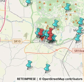 Mappa Via Molini, 35042 Este PD, Italia (3.1155)