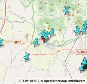 Mappa Via Molini, 35042 Este PD, Italia (6.05)