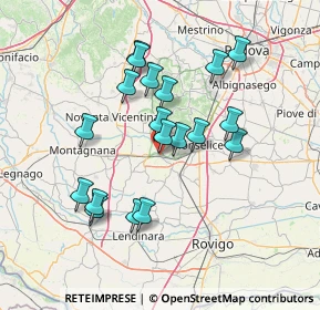 Mappa Via Molini, 35042 Este PD, Italia (13.05053)