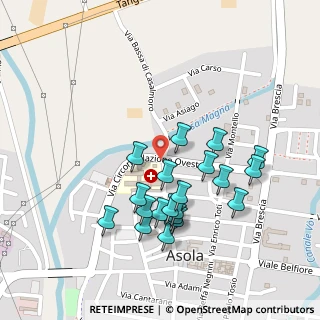 Mappa Piazza Ottantesimo Fanteria, 46041 Asola MN, Italia (0.226)