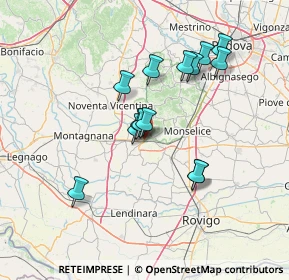 Mappa Via Cornaro, 35042 Este PD, Italia (12.25643)
