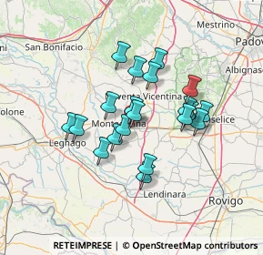 Mappa Via Calarzere, 35040 Megliadino San Fidenzio PD, Italia (10.929)