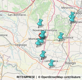 Mappa Via Calarzere, 35040 Megliadino San Fidenzio PD, Italia (12.64636)