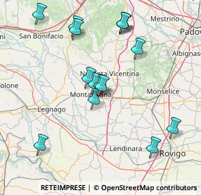 Mappa Via Calarzere, 35040 Megliadino San Fidenzio PD, Italia (15.81867)