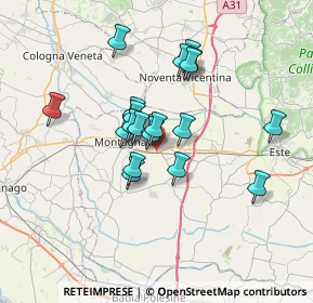 Mappa Via Calarzere, 35040 Megliadino San Fidenzio PD, Italia (5.391)