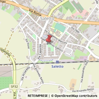 Mappa Via Rosanna Benzi, 23, 35046 Saletto, Padova (Veneto)
