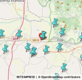 Mappa Via G. B. Ferrari, 35045 Ospedaletto Euganeo PD, Italia (5.543)