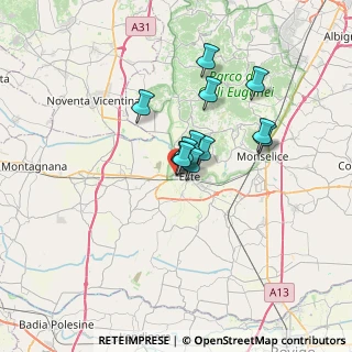 Mappa Via Girolamo Versori, 35042 Este PD, Italia (4.635)
