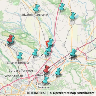 Mappa Via Edoardo Miaglia, 10080 San Benigno Canavese TO, Italia (10.1425)