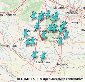 Mappa 35045 Ospedaletto Euganeo PD, Italia (12.588)