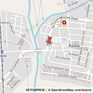 Mappa Via Circonvallazione Ovest, 3, 46041 Asola, Mantova (Lombardia)