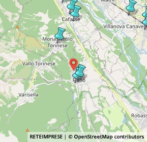 Mappa Via Castello, 10070 Fiano TO, Italia (3.31538)