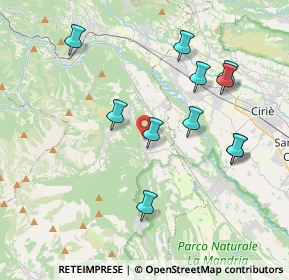 Mappa Via Castello, 10070 Fiano TO, Italia (3.89909)