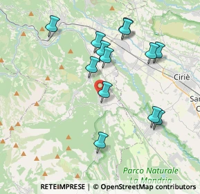 Mappa Via Castello, 10070 Fiano TO, Italia (3.79769)