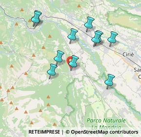 Mappa Via Castello, 10070 Fiano TO, Italia (3.68182)