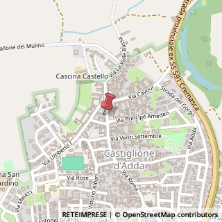 Mappa Via Giovanni Pascoli, 1A, 26823 Castiglione d'Adda, Lodi (Lombardia)