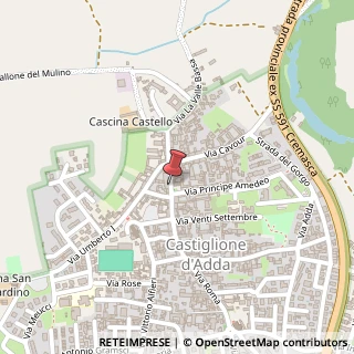 Mappa Via Giuseppe Garibaldi, 43, 26823 Castiglione d'Adda, Lodi (Lombardia)