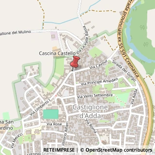 Mappa Via Giuseppe Garibaldi, 48, 26823 Castiglione d'Adda, Lodi (Lombardia)